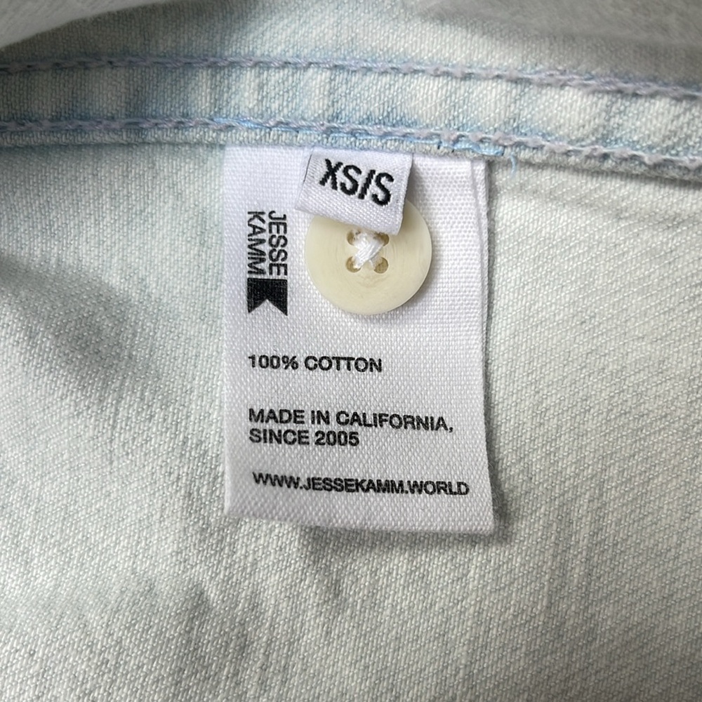 Jesse Kamm Drifter Jacket – Pale Japanese Denim – NWT – Size XS/S - Picture 13 of 14